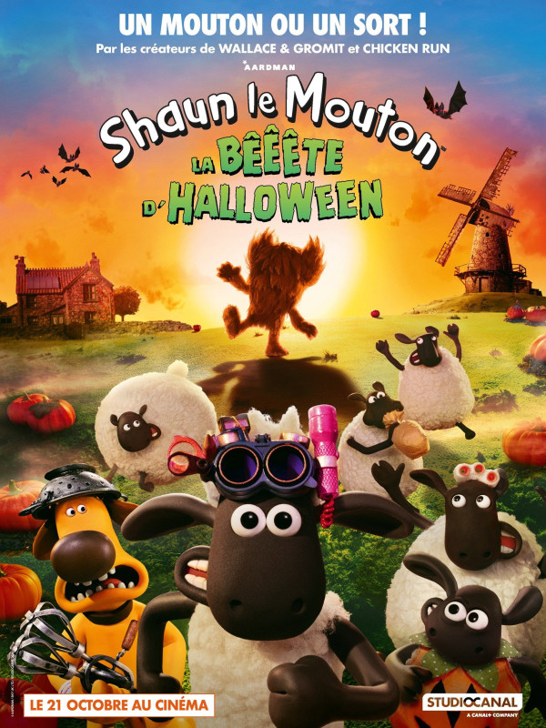 Affiche du film : Shaun le Mouton : La Bêêête d'Halloween