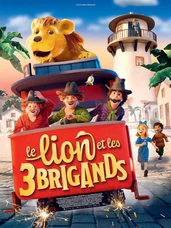 Affiche du film : Le Lion et les trois brigands