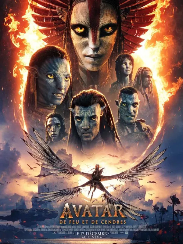 Affiche du film : Avatar : de Feu et de Cendres