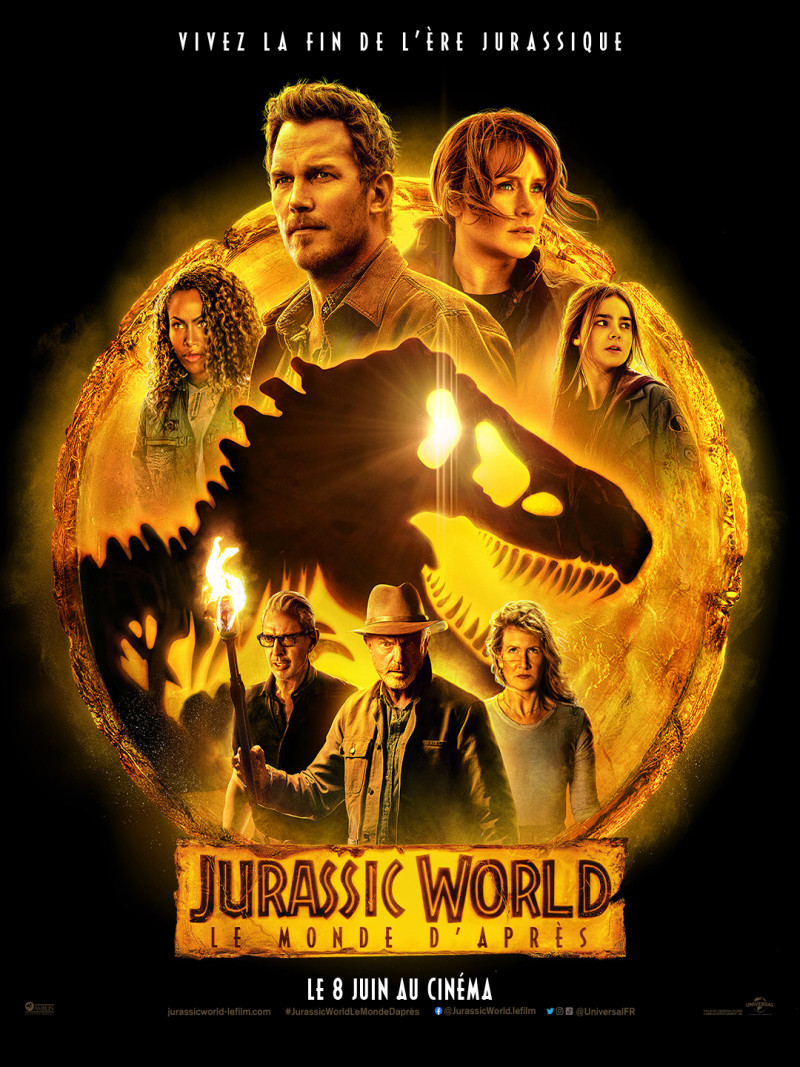 Affiche du film Jurassic World: Le Monde d’après