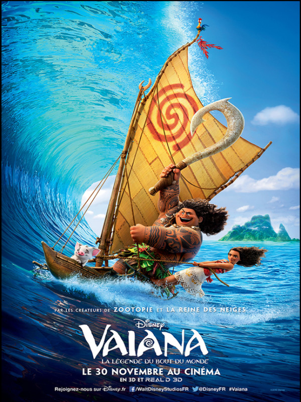 Poster du film Vaiana, la légende du bout du monde