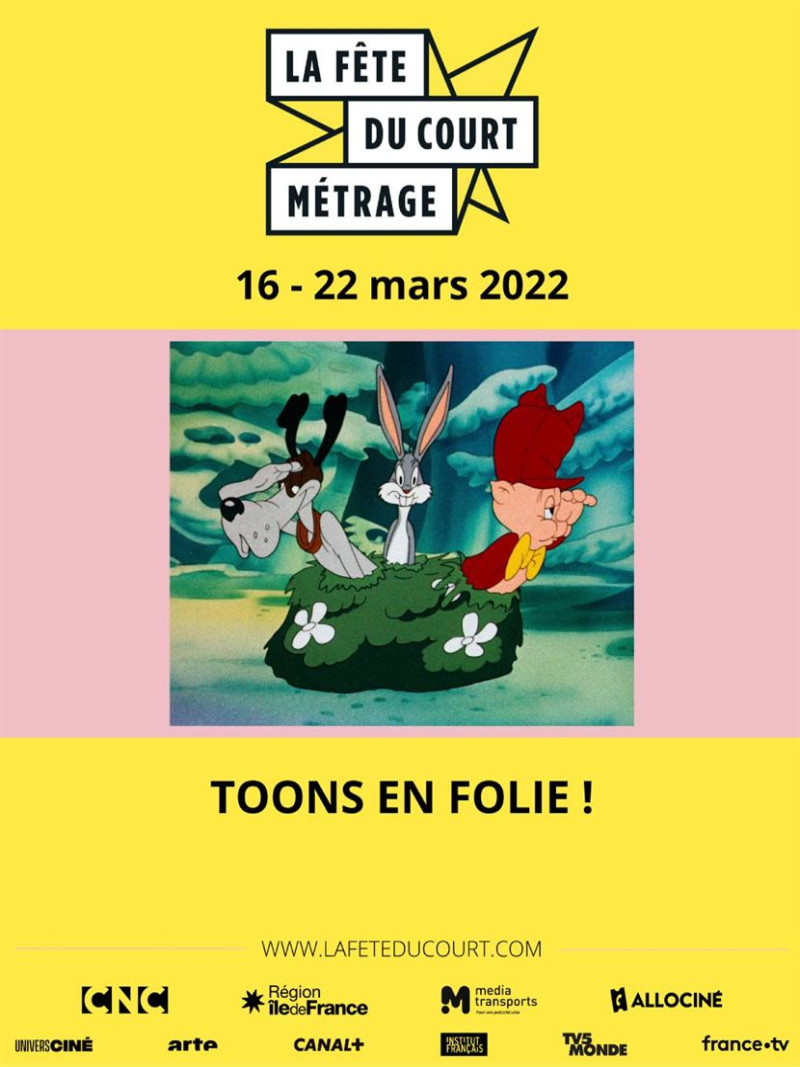 Affiche du film TOONS EN FOLIE LA FETE DU COURT METRAGE 2022