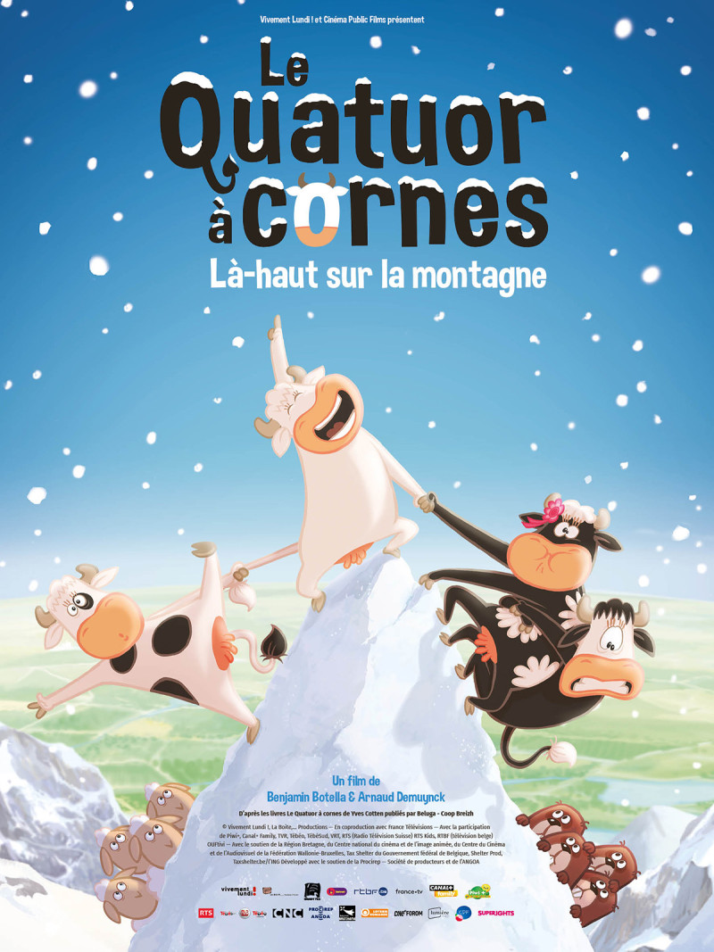 Affiche du film Le Quatuor à cornes Là-haut sur la montagne